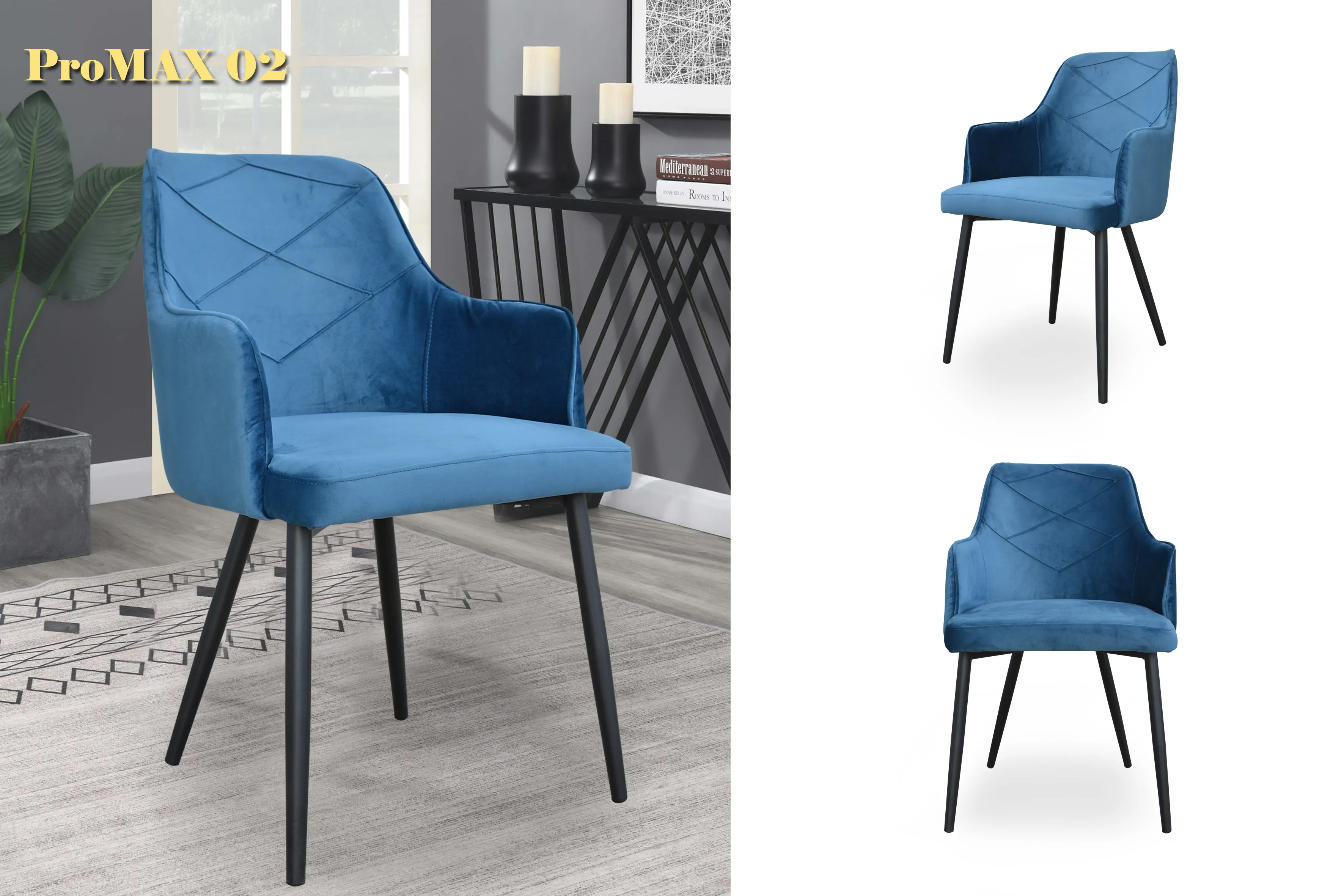 plava stolica, elegancija, kvalitetna stolica